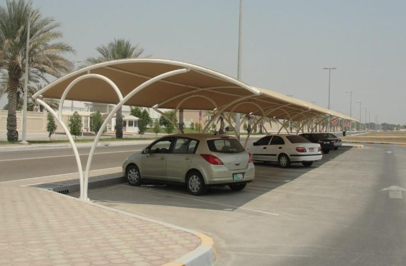 مظلات مواقف السيارات في الرياض