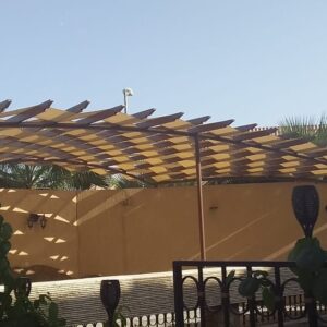 تركيب مظلات خيزران