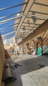 تركيب مظلات خيزران