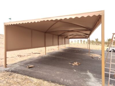 مظلات مواقف سيارات